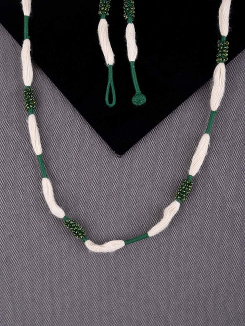 Thread Work & Bead Necklace